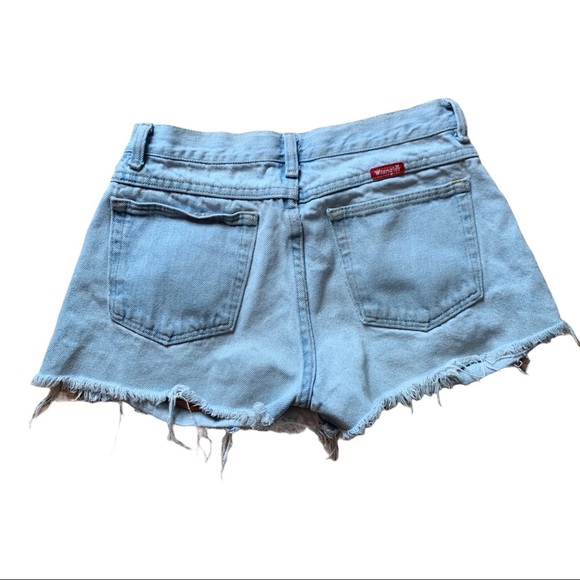 Vintage jean shorts distressed wrangler husky - Picture 3 of 7